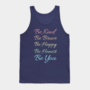 Minimalist positive typography Tank Top